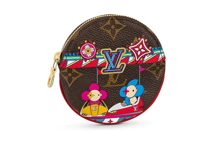 

Louis Vuitton Круглый кошелек для монет Monogram Vivienne Holiday Rouge Red