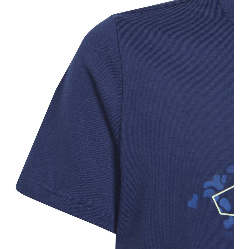 Футболка с тренировочным рисунком для детей Adidas, цвет dkblue — фото 4