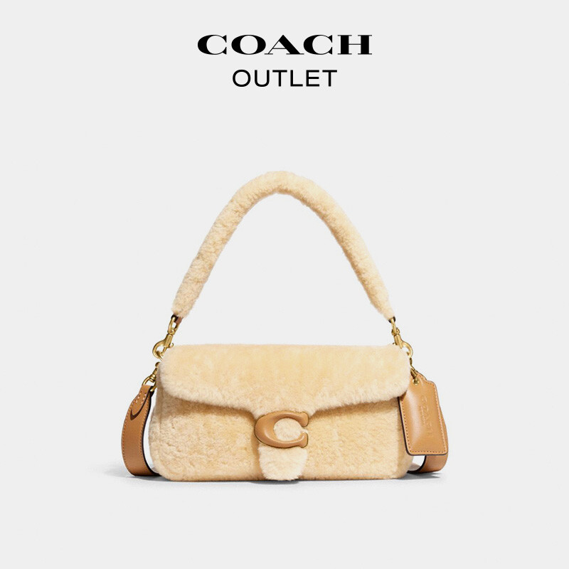 

Женская сумка через плечо COACH PILLOW TABBY №26, светло-желтый