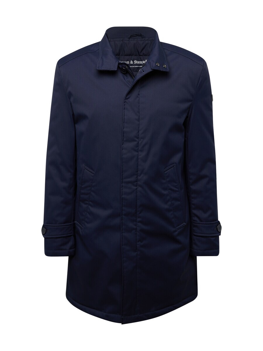 

Пальто Bruun & Stengade Between-Seasons Coat Bedford, темно-синий