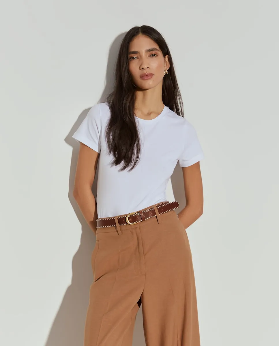 

Женская футболка с коротким рукавом Lion Of Porches, белый