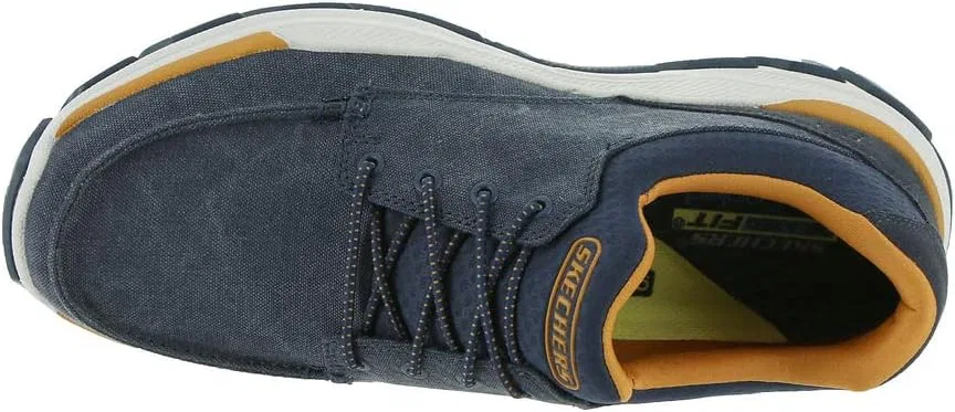 Мужские слипоны Skechers 204329Moc Toe Bungee Lace Slip On, Navy — фото 3