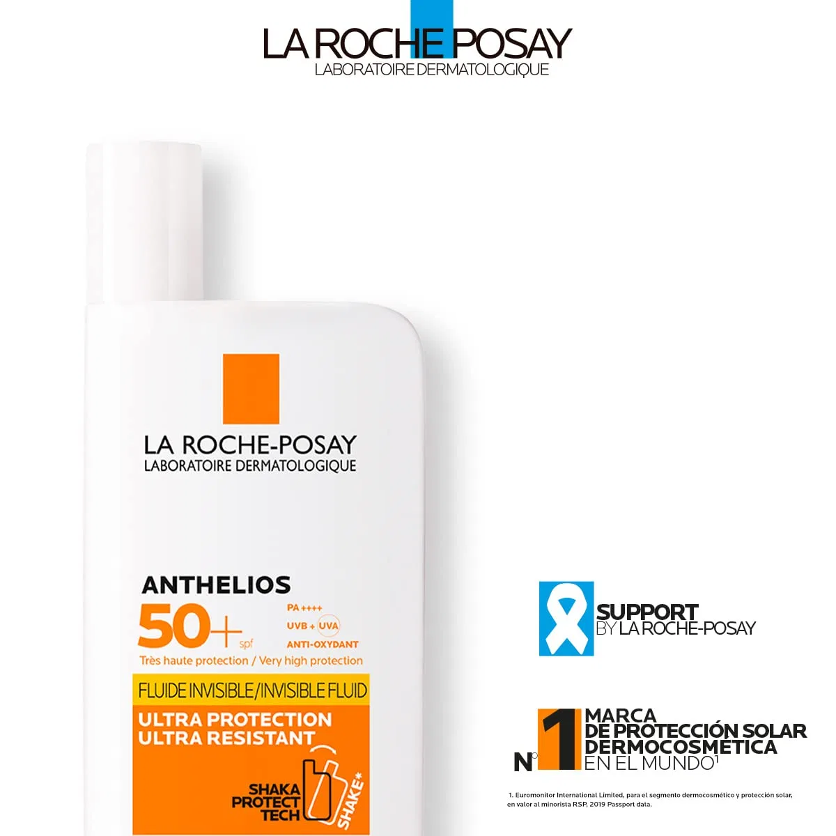 Солнцезащитный флюид «Anthelios Fluide Invisible SPF50+» от La Roche-Posay La Roche-Posay — фото 3