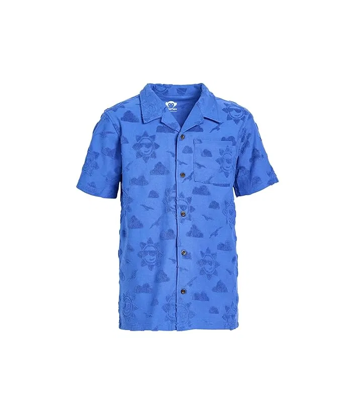 Рубашка повседневная Resort Shirt Appaman Kids, Cobalt Blue