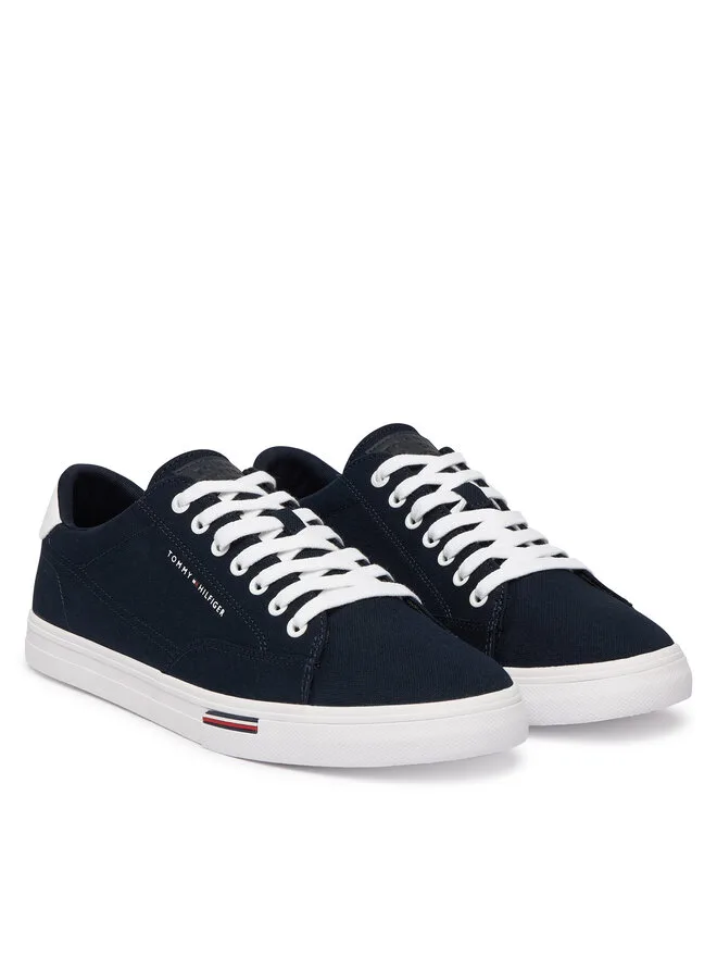 Tommy Hilfiger Тканевые кроссовки Vulc Core Rwb Long FM0FM05813, темно-синие — фото 2