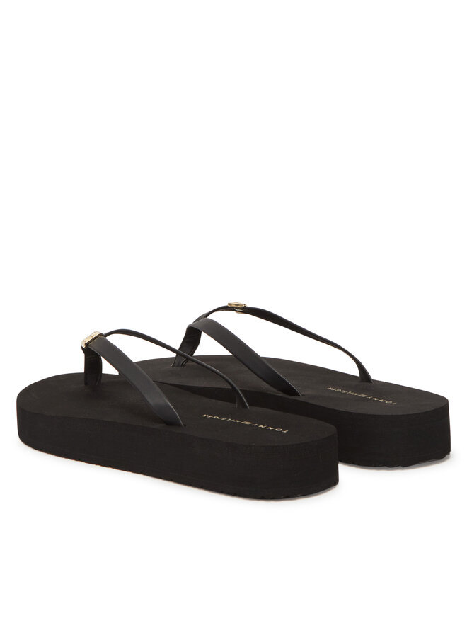 Шлепанцы Elevated Chic Beach Sandal Fw0Fw08523 Tommy Hilfiger, черный — фото 3