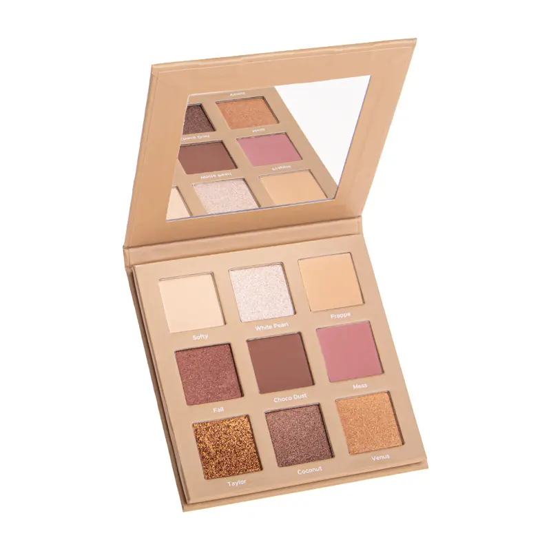 

Веганская палетка теней для век Color Care Coffee Nude, 22,5 гр