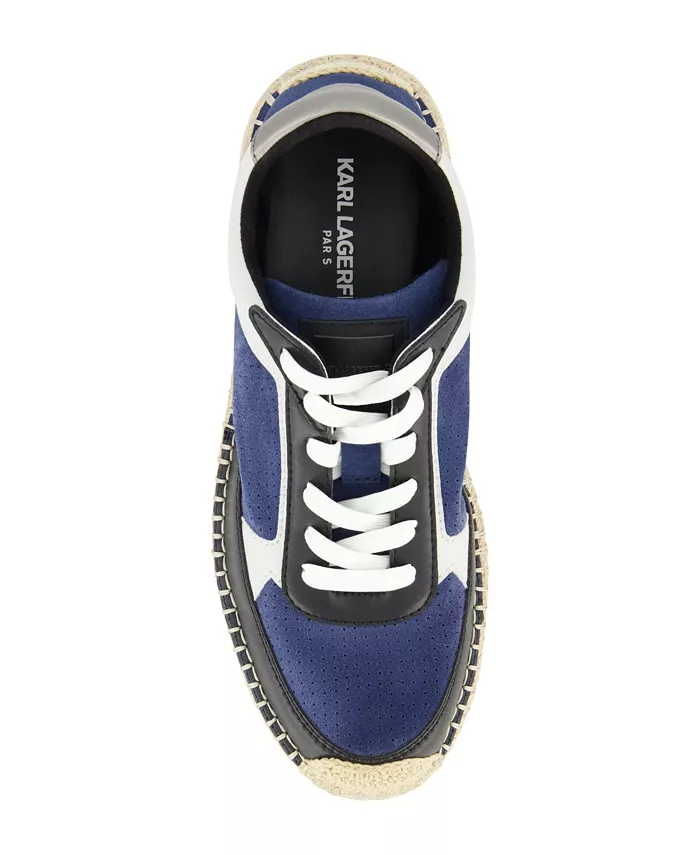 Мужские шнурованные эспадрильи на массивной подошве Sneakers KARL LAGERFELD PARIS — фото 4
