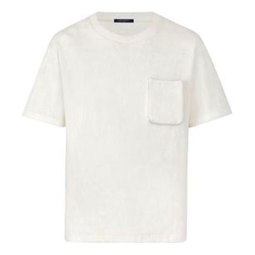 

Футболка lv monogram dark print presbyopic 3d pocket for men white Louis Vuitton, белый
