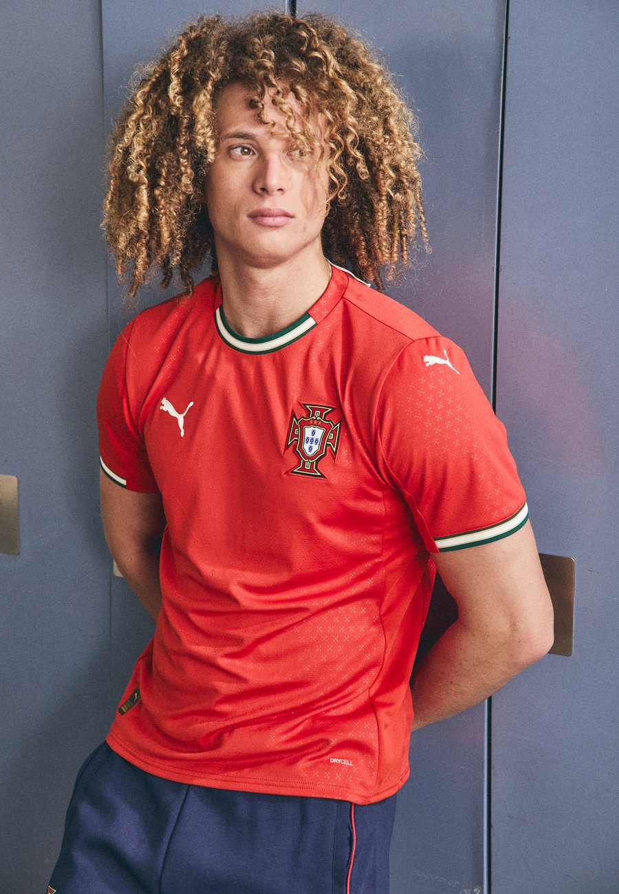 

Футболка Puma PORTUGAL 2025 HOME, Sport Red/Sugared Almond/Red, Белый, Футболка Puma PORTUGAL 2025 HOME, Sport Red/Sugared Almond/Red