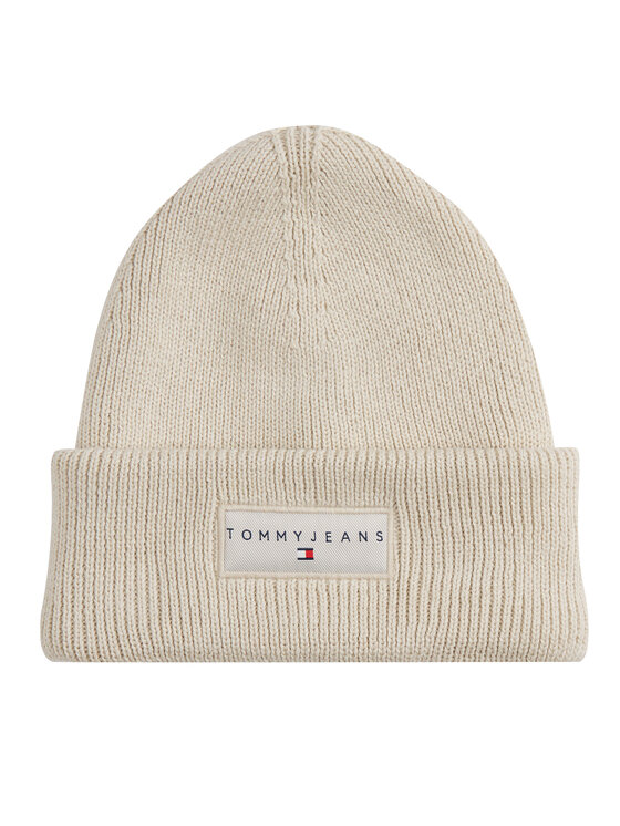 

Шапка Tjw Linear Beanie AW0AW17913 Tommy Jeans, экрю