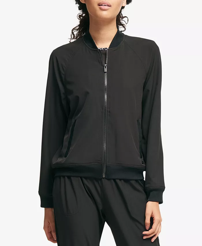 

Графическая бомбер-куртка DKNY, черный