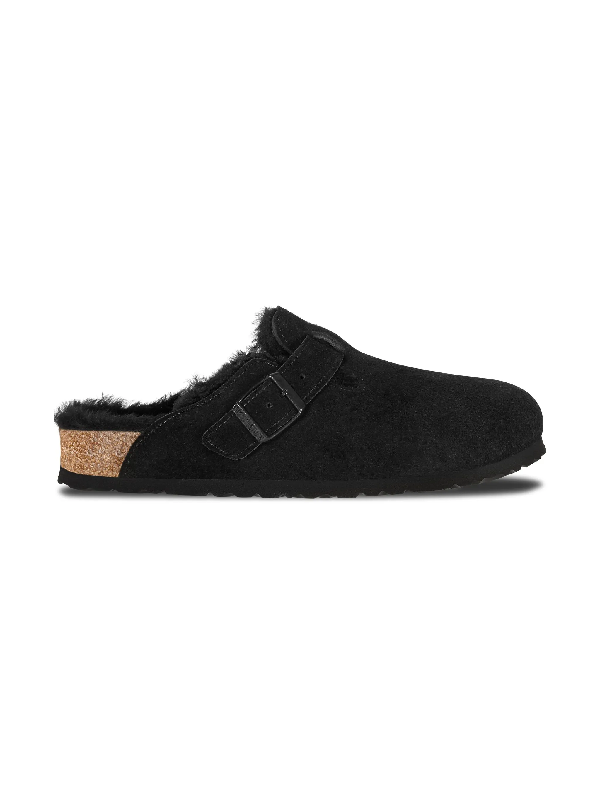 Замшевые слиперы Boston Birkenstock Kids, черный — фото 2