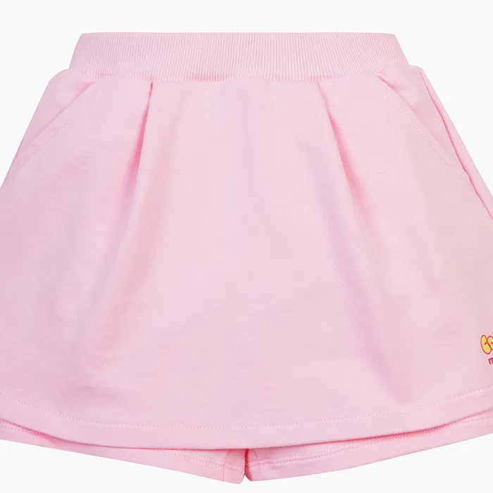 Детские розовые брюки-юбка с графическим принтом от Benetton Kids — фото 3