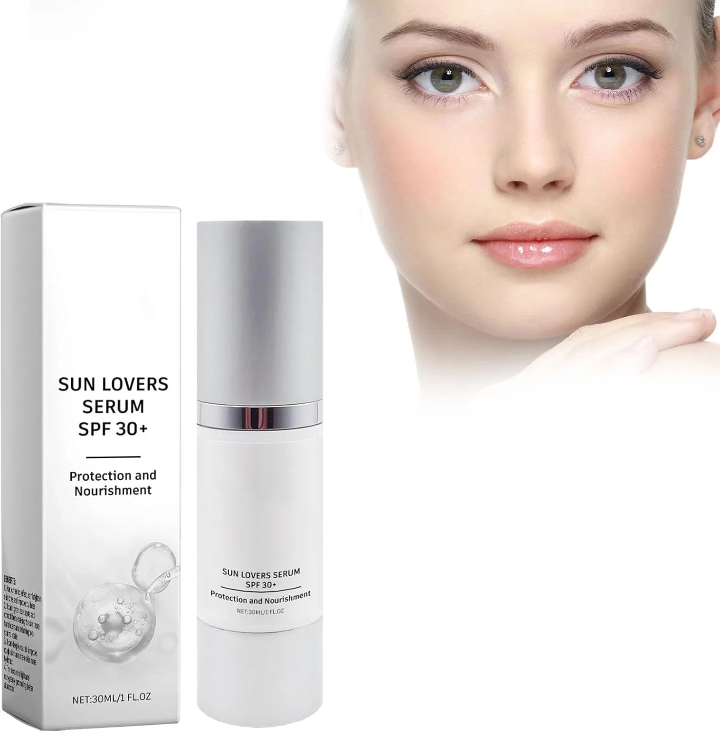 Солнцезащитный крем SPF30 Sun Lovers Serum Isolation Sunscreen 30ml белый — фото 4