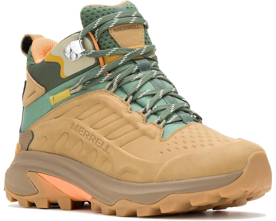 

Походная обувь Merrell Moab Speed 2 Leather Mid Waterproof, оранжевый