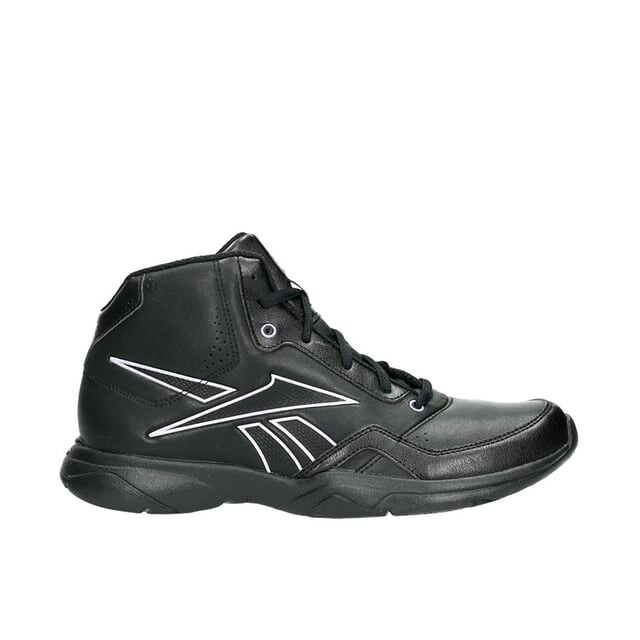 Черные синтетические женские кроссовки Studio Advance Mid Pea Up v46919 Reebok, черный
