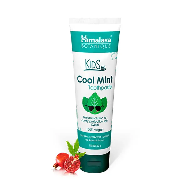 

Детская зубная паста Kids Cool Mint Toothpaste Himalaya, 80 g