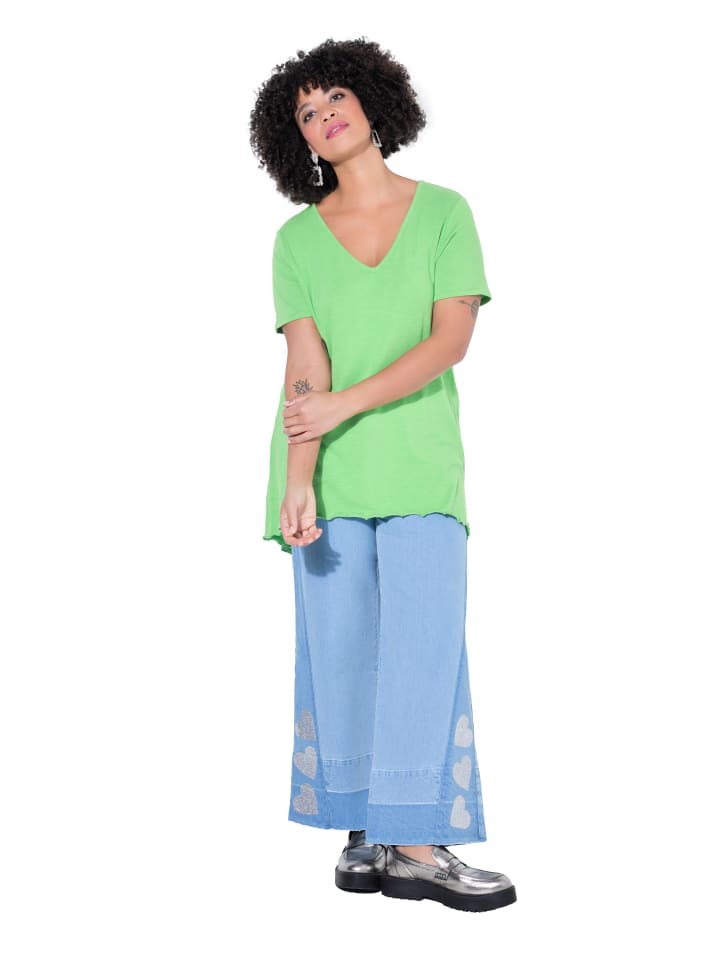 

Angel of Style Футболка травянисто-зеленого цвета, Зеленый, Angel of Style Футболка травянисто-зеленого цвета