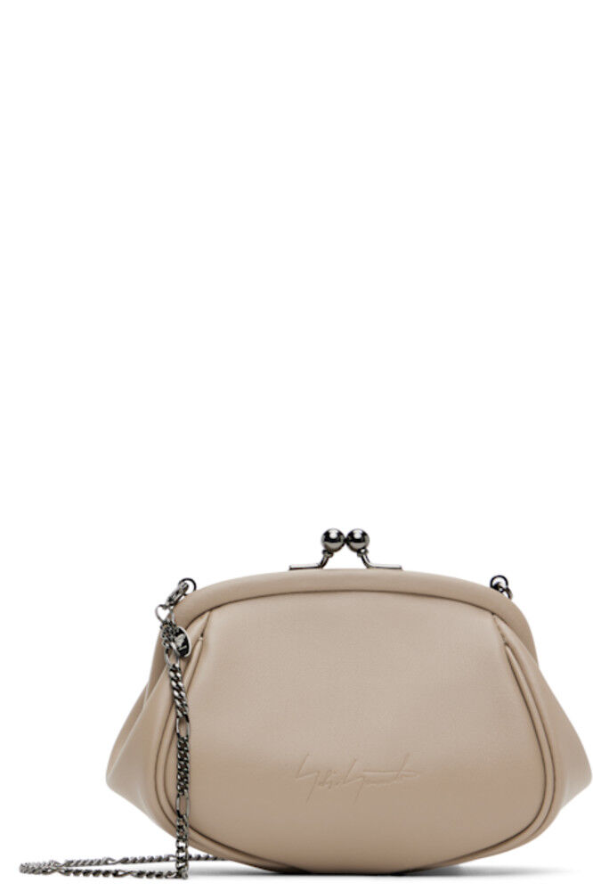 

Сумка Taupe Double Clasp Pouch YOHJI YAMAMOTO
