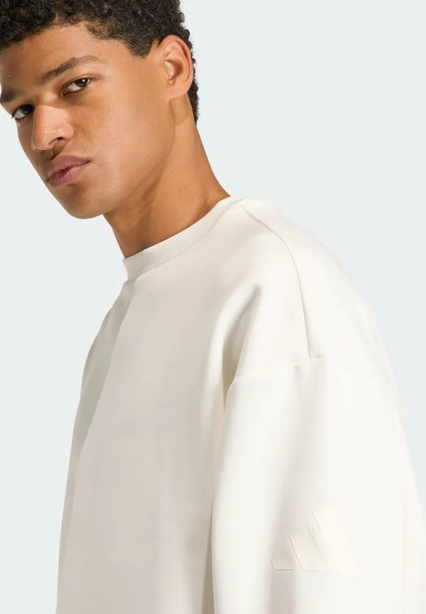Мягкая толстовка Adidas Sportswear, Off White — фото 3