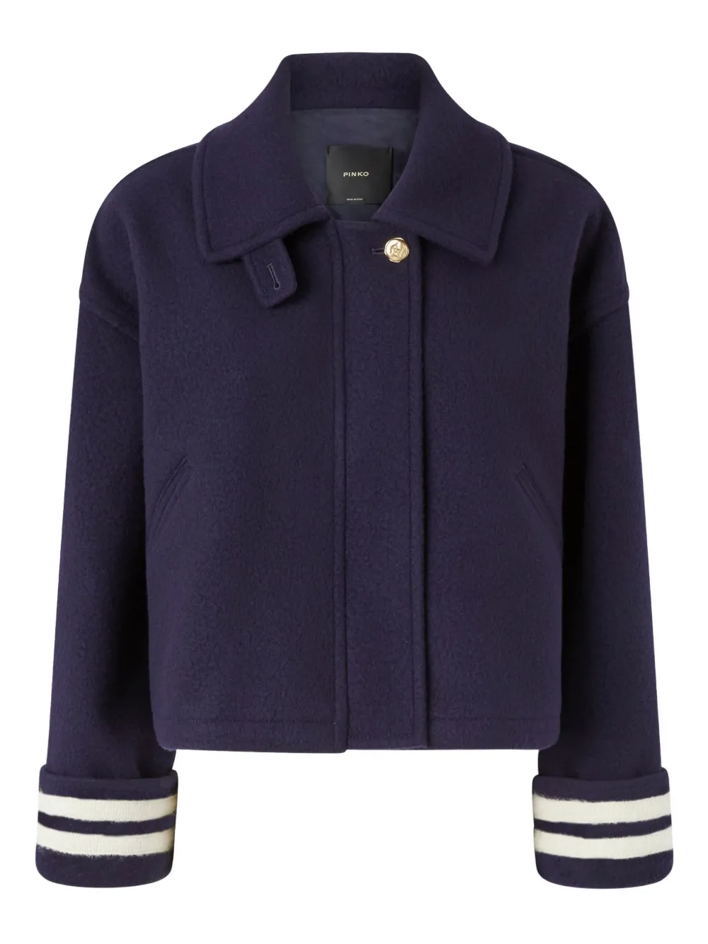 

Куртка с полосатыми манжетами Pinko, синий