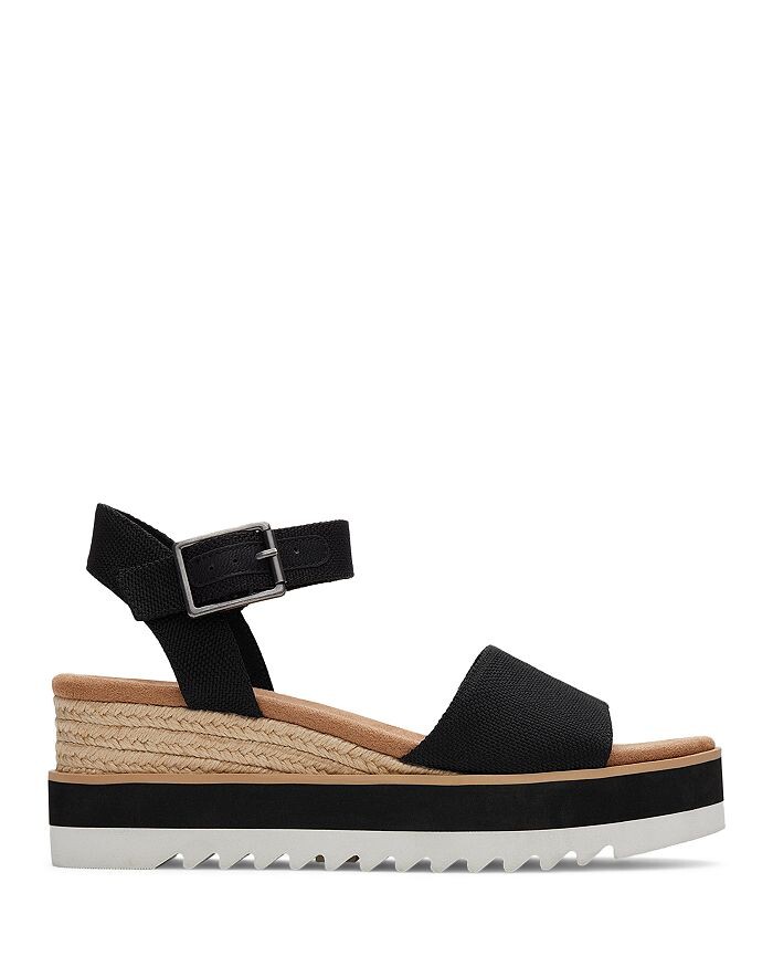 

Женские сандалии Diana Textile на платформе с веревочной танкеткой TOMS