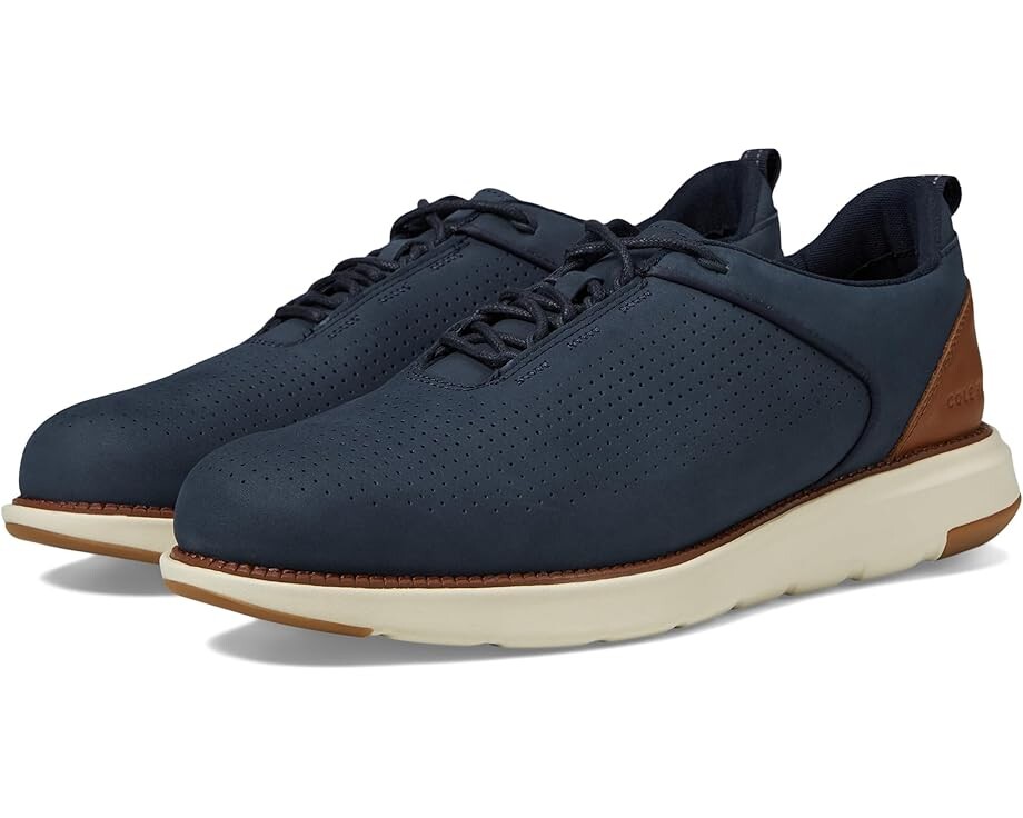 

Кроссовки Cole Haan Grand Atlantic Textured Sneaker, цвет Navy Blazer Nubuck/British Tan/Birch