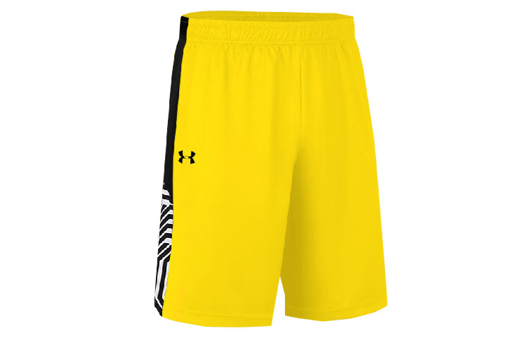 

Мужские баскетбольные шорты желтые Under Armour