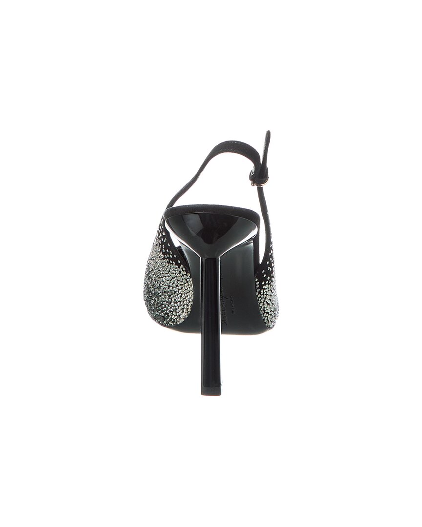 Ferragamo Jessie туфли-лодочки из замши Salvatore Ferragamo, черный — фото 3