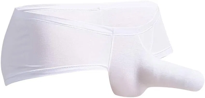 Трусы стринги, мягкий пояс, White