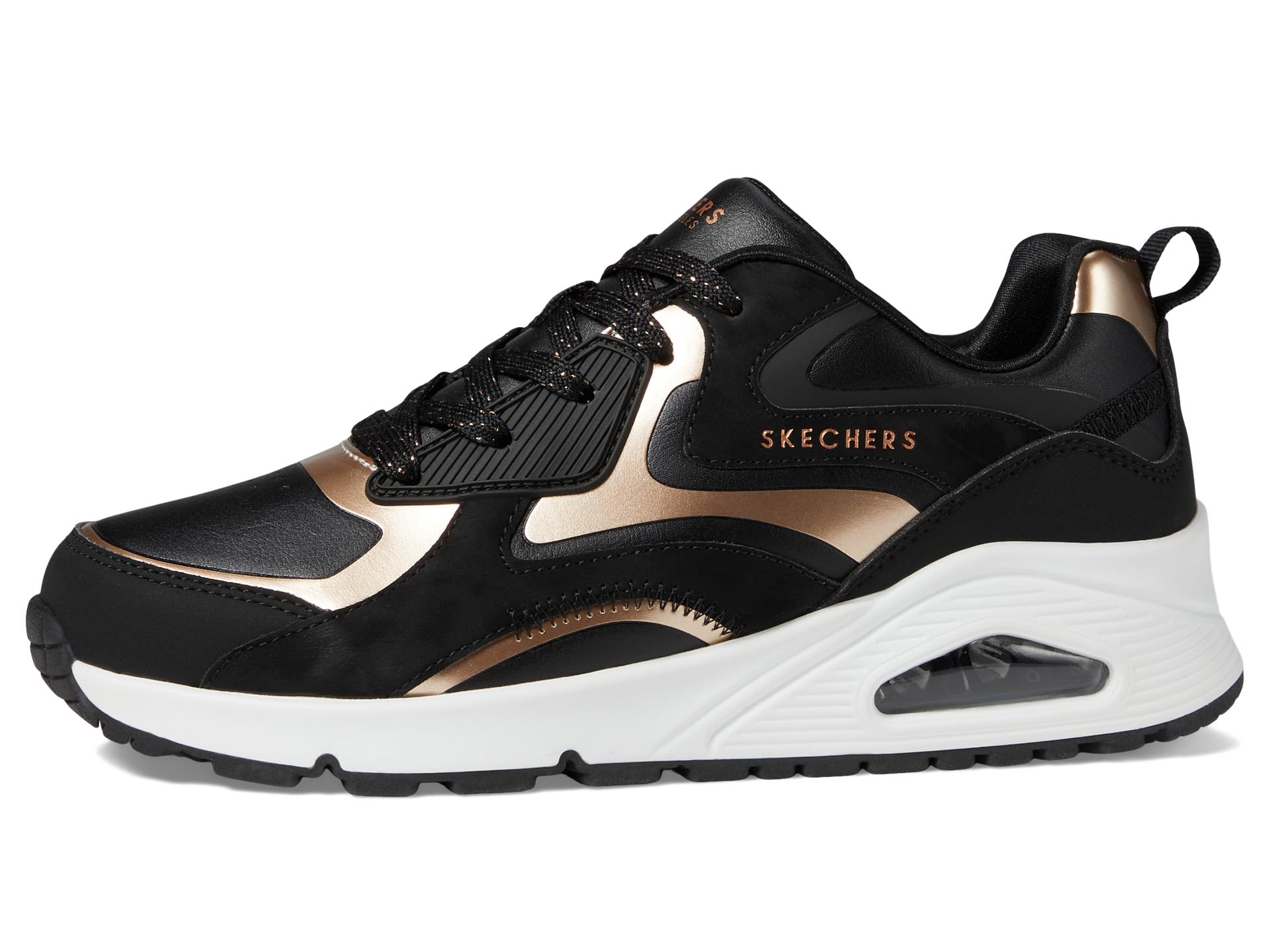 Кроссовки SKECHERS KIDS Uno Gen1 - Color Surge 310547L, Black/Rosegold — фото 4