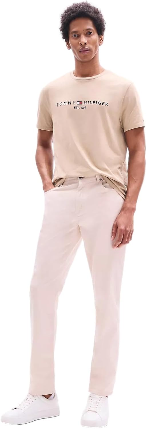 

Мужская футболка с короткими рукавами и принтом Tommy Hilfiger, Beige