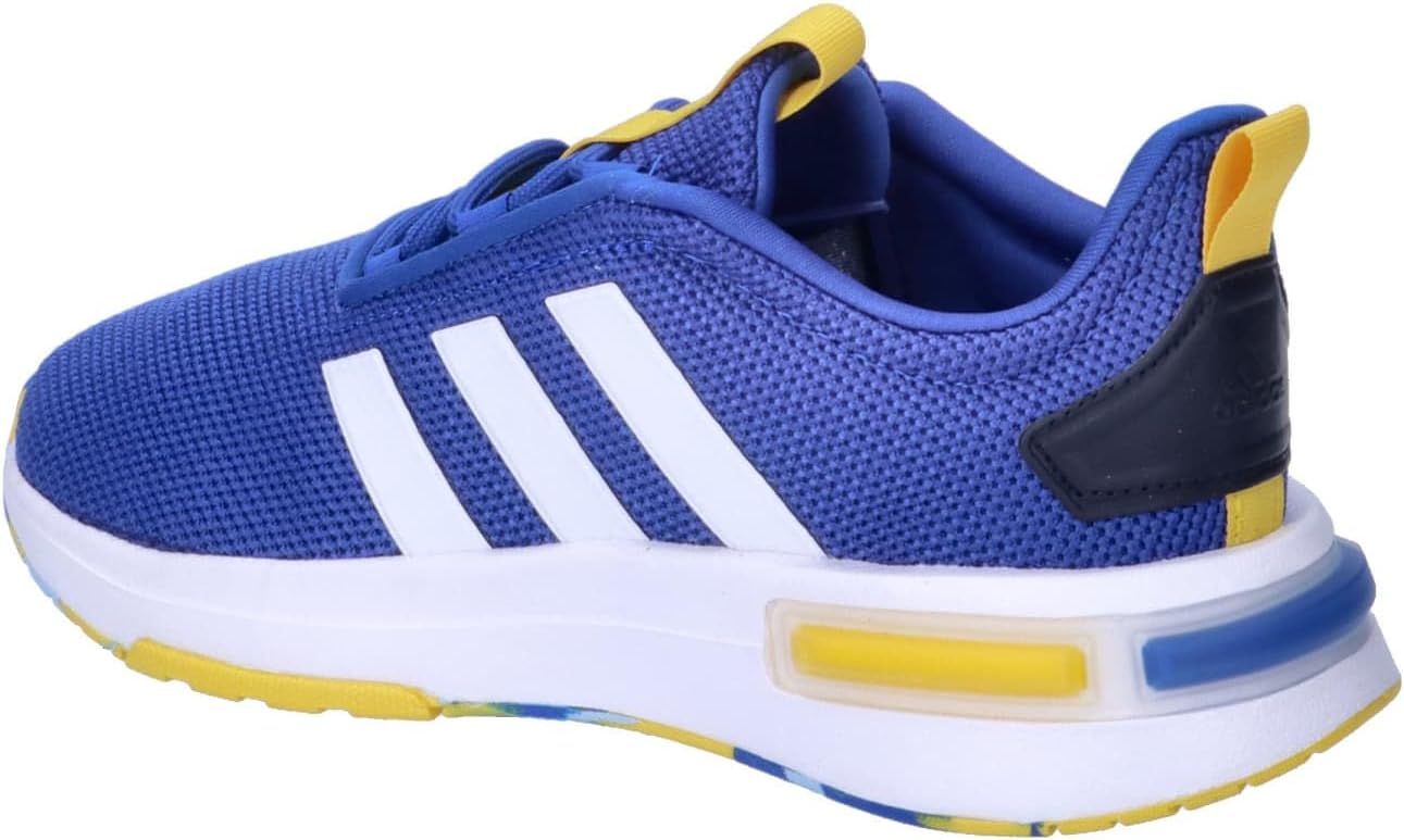 Кроссовки adidas Kids Racer Tr23, белый/синий/желтый — фото 3