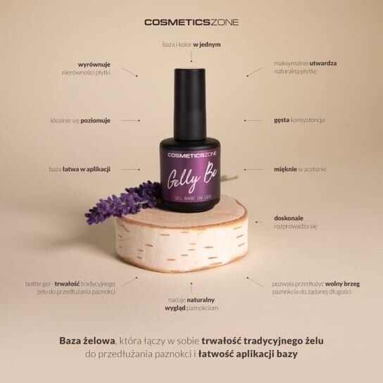 Гелевая основа для гибридов Pink Mask, 15 мл Cosmetics Zone, Gelly Be — фото 3