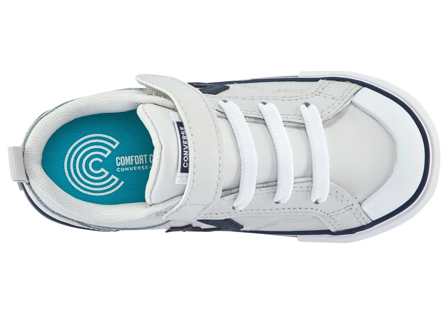 Кроссовки Converse светло-серого цвета — фото 4