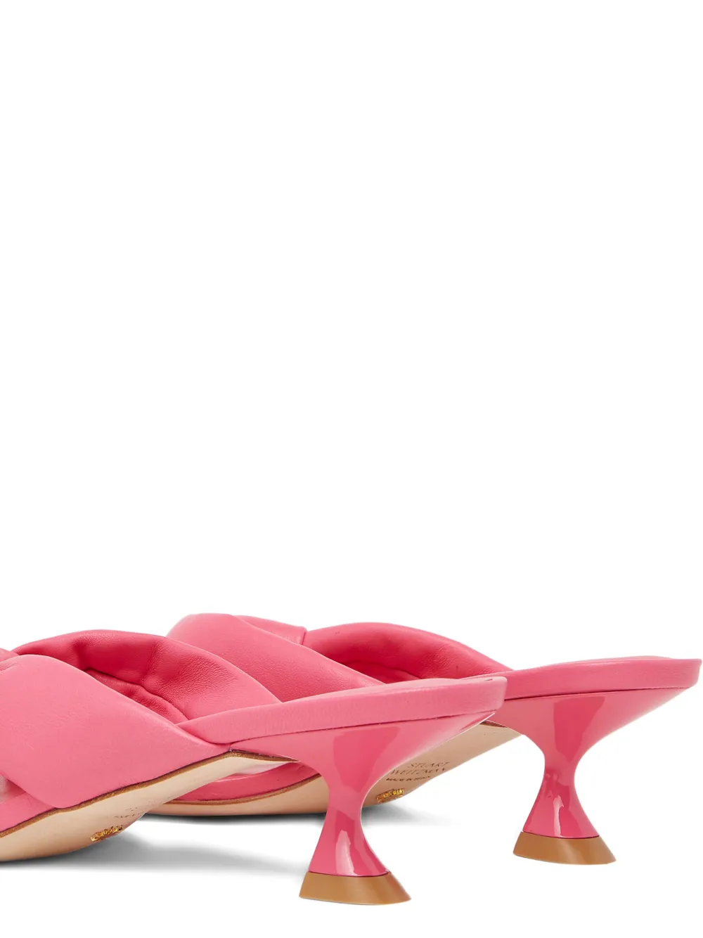 Босоножки Playa с узлом и каблуком 50 мм Stuart Weitzman, розовый — фото 3