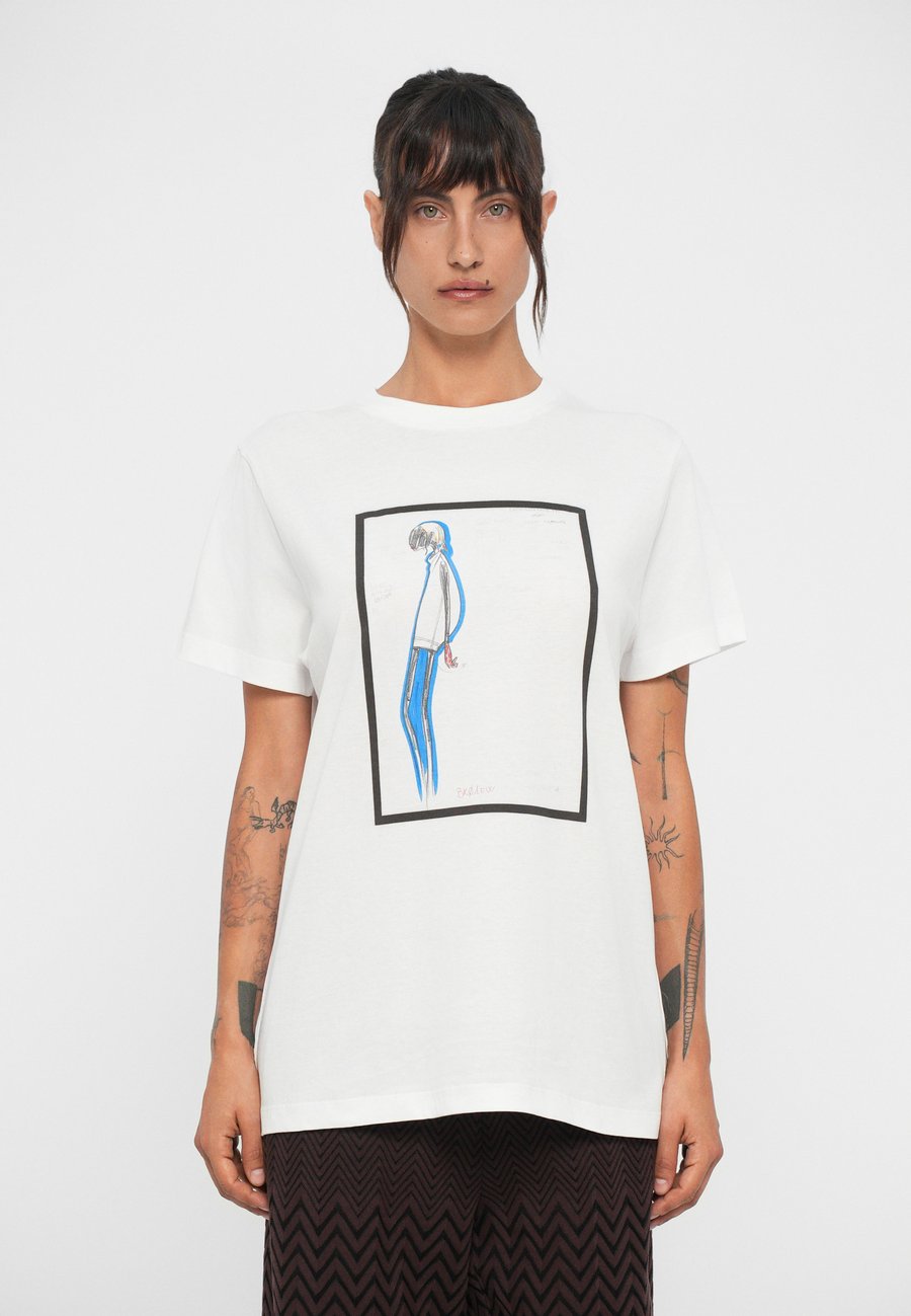 

Футболка Missoni SHORT SLEEVE , Brilliant White/White