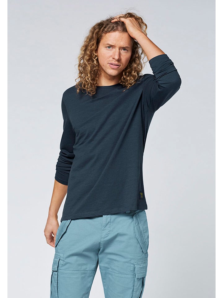 

Chiemsee Лонгслив с длинными рукавами темно-синего цвета