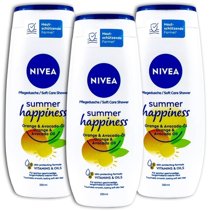 Гель для душа Care Shower Summer Happiness Orange & Avocado Oil