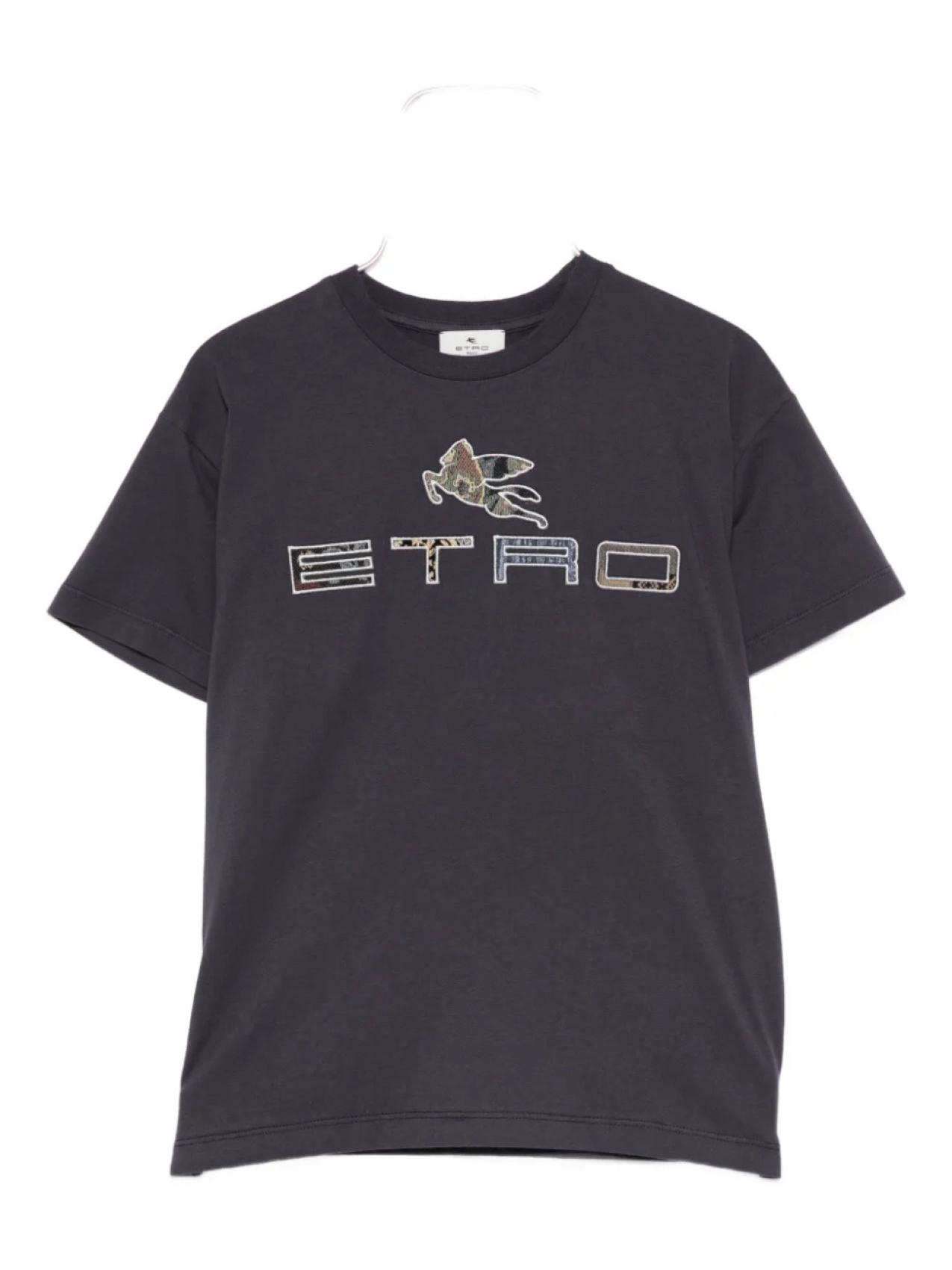 

Футболка из хлопка с мотивом Пегаса ETRO KIDS, синий