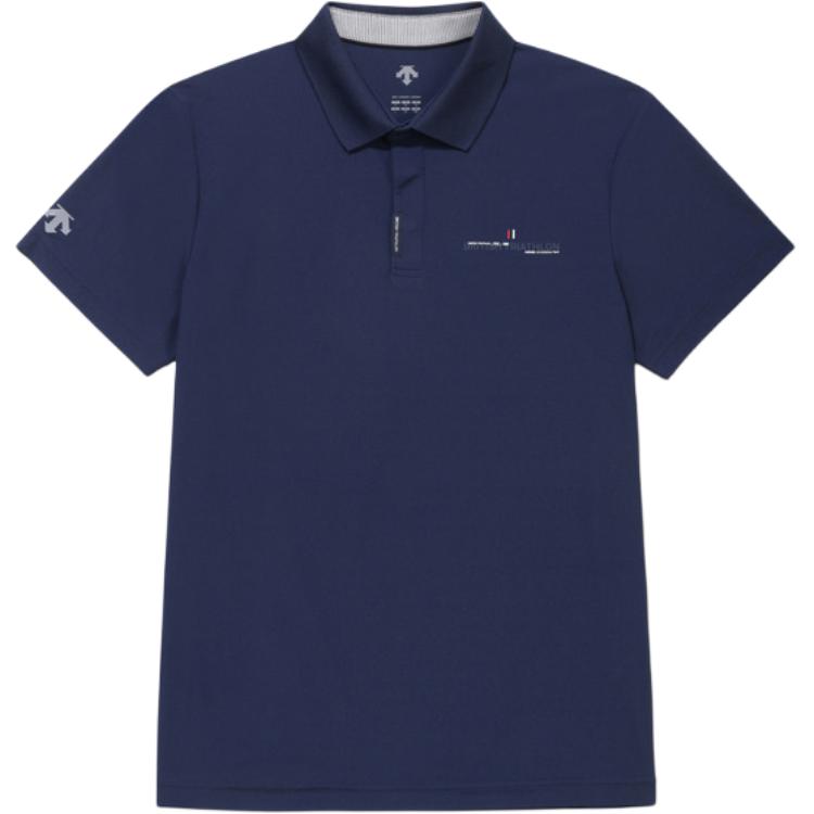 

Тренировочная polo футболка unisex DESCENTE, синий