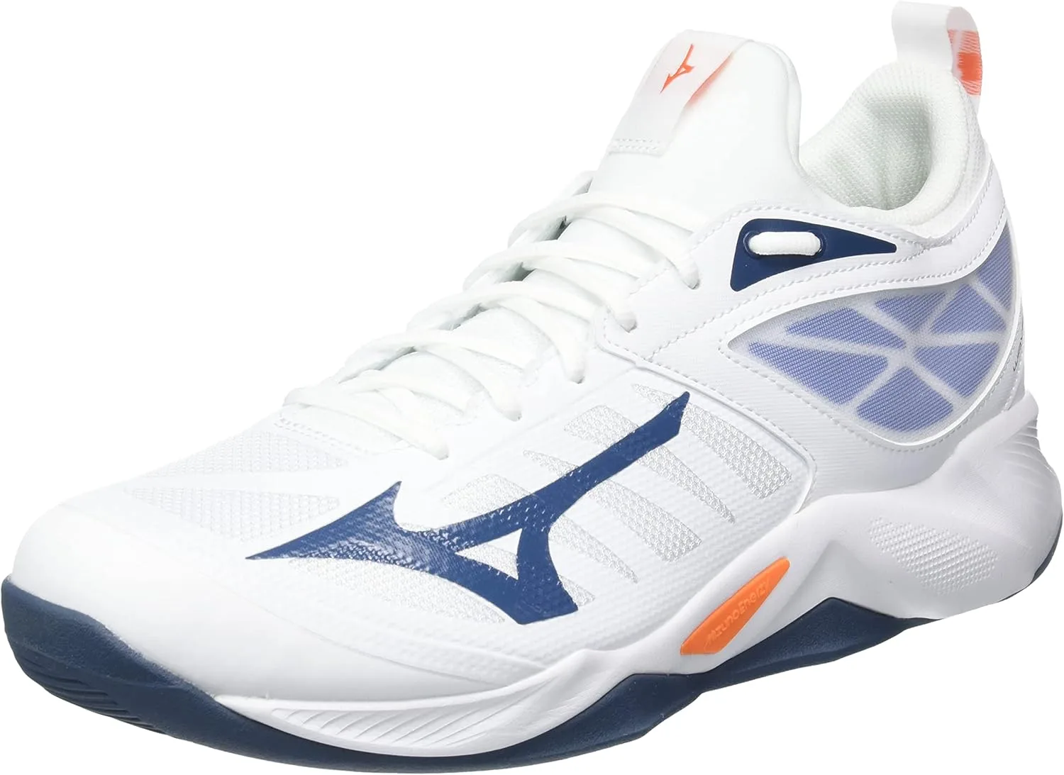 Мужские кроссовки Mizuno Wave, белый/темно-синий