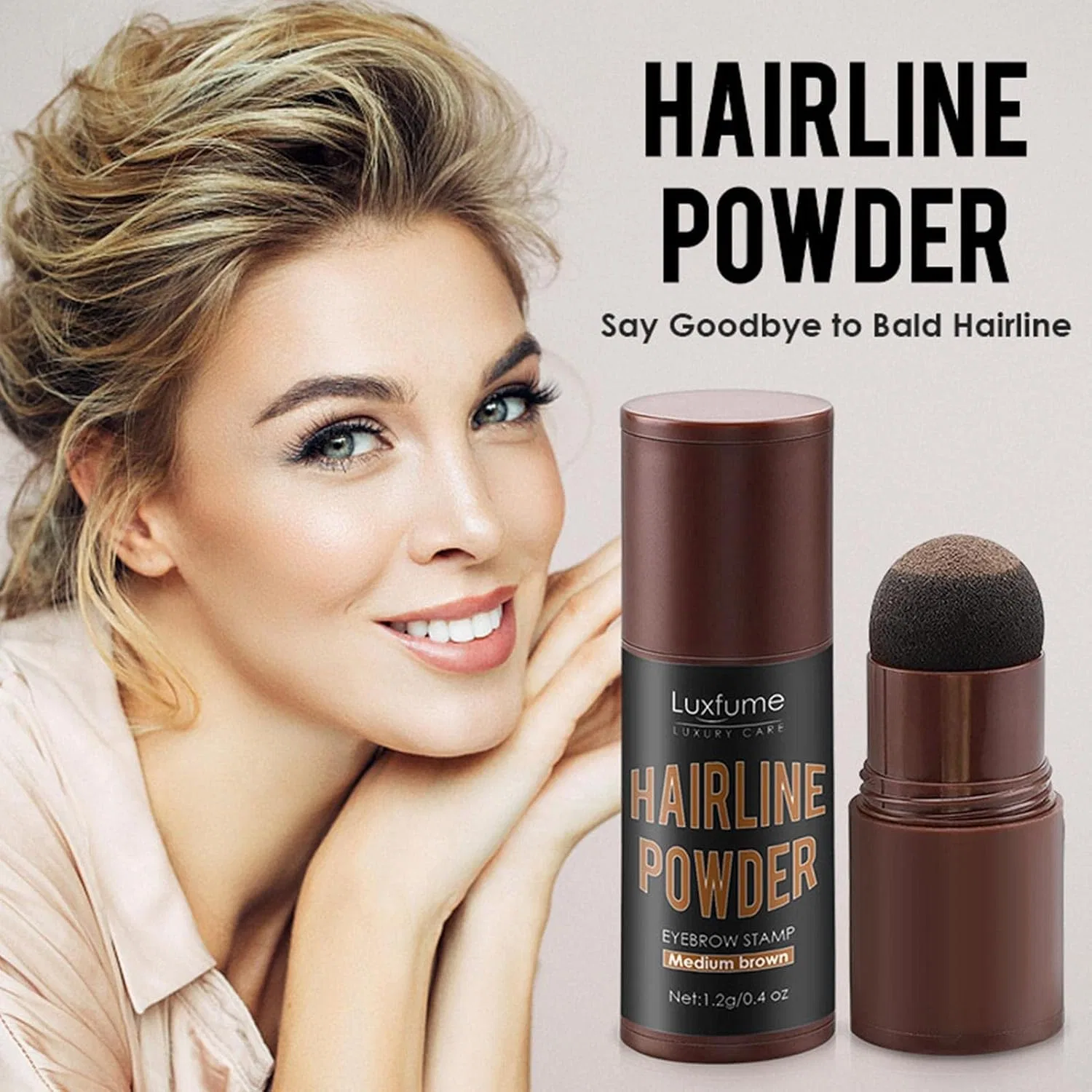Товар для волос Hairline Shadow Powder Stick, Chjuan, Hell Brown — фото 2