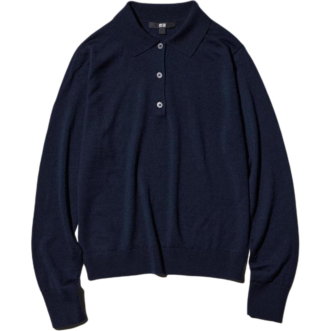 

UNIQLO Топ женский темно-синий