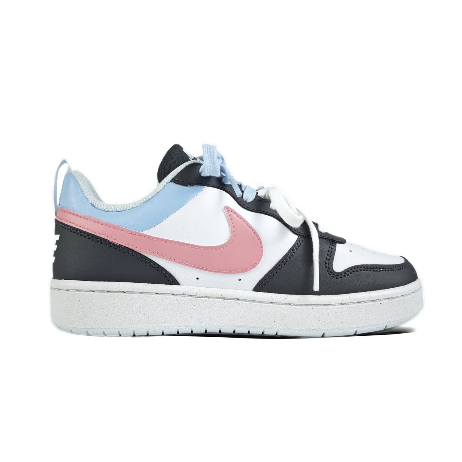 Nike Court Borough Peach Blossom нескользящие устойчивые к истиранию низкие детские скейтбординговые кроссовки unisex — фото 2
