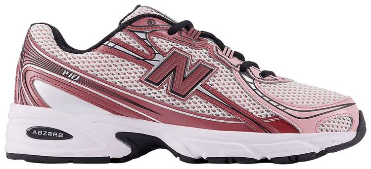 

Кроссовки New Balance 740v2 'Washed Burgundy Pink Taffy', розовый