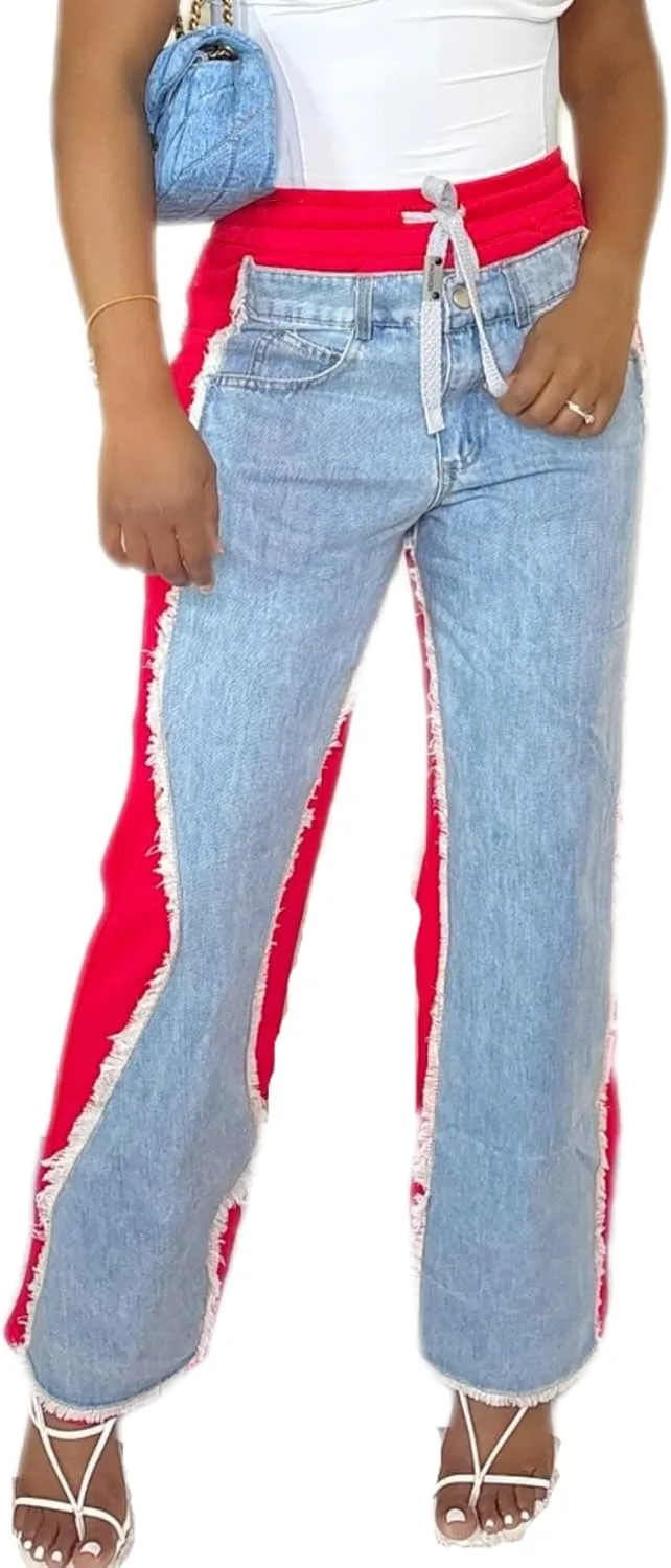 

Женские джинсовые спортивные штаны Vaceky с карманами