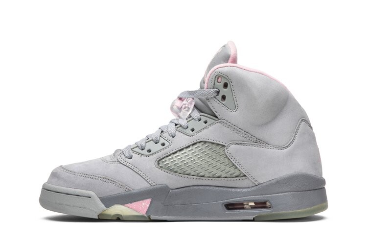 Кроссовки Air Jordan Wmns Air Jordan 5 Retro 'Stealth', серебряный — фото 3