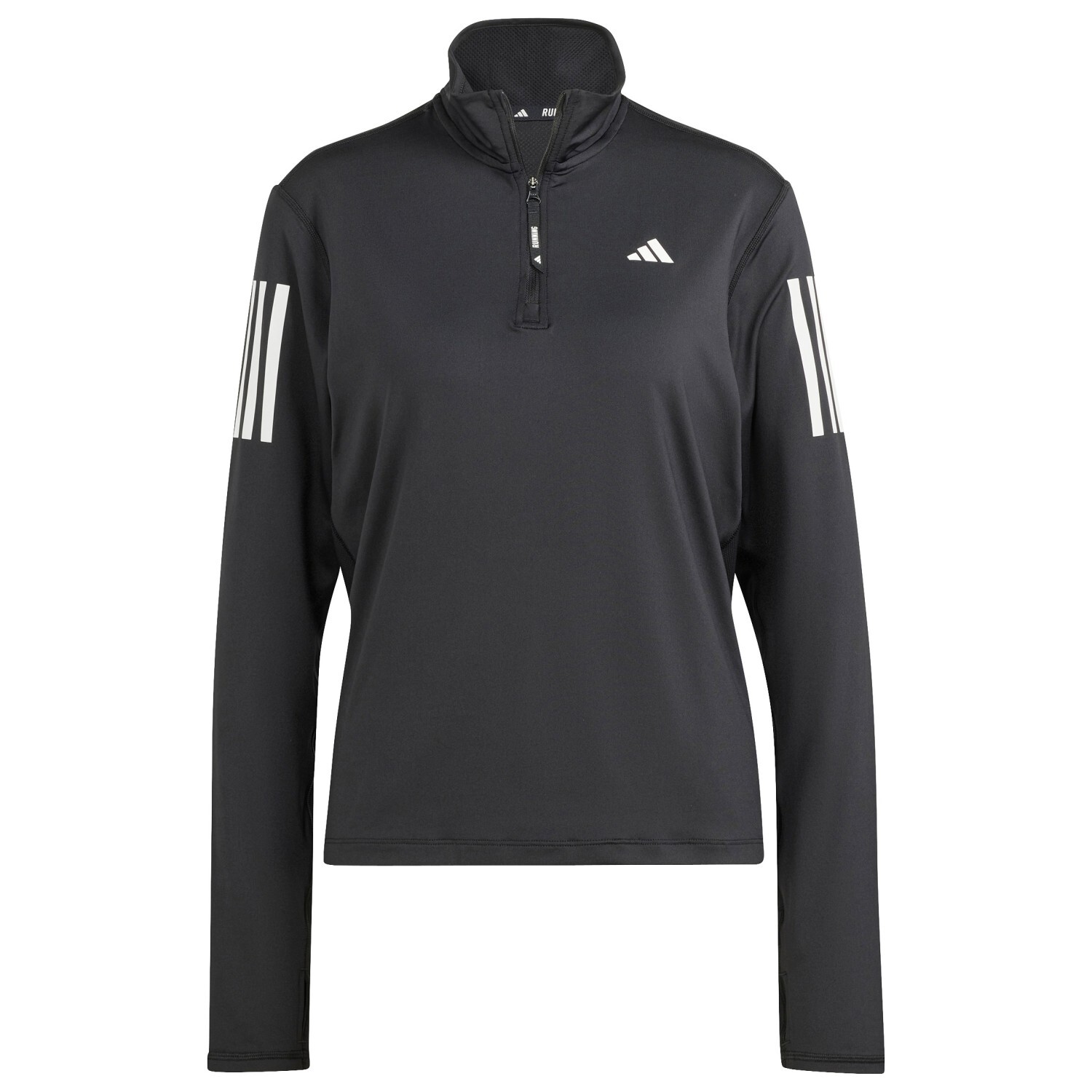 

Футболка для бега Adidas Own the Run Half-Zip, черный